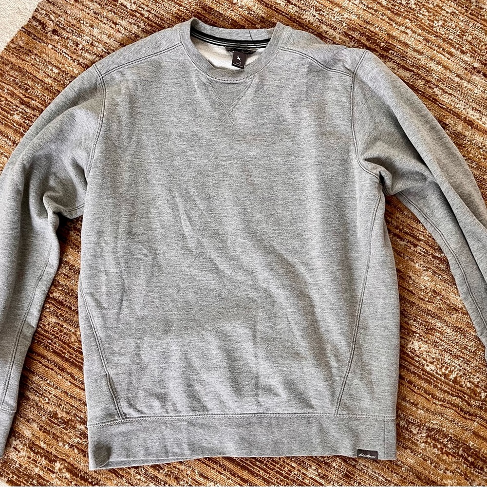 Eddie Bauer Men’s Crew Neck Sweatshirt - S - Great Condition - Grey